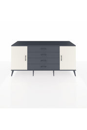 Kronos Konsol 2 Raflı 4 Çekmeceli 2 Kapaklı 176x59x83 - S610M001V14C
