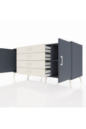Kronos Konsol 2 Raflı 4 Çekmeceli 2 Kapaklı 176x59x83 - S610M001V16C