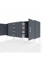 Kronos Konsol 2 Raflı 4 Çekmeceli 2 Kapaklı 176x59x83 - S610M001V17C