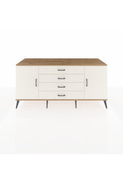 Kronos Konsol 2 Raflı 4 Çekmeceli 2 Kapaklı 176x59x83 - S610M001V22C