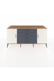 Kronos Konsol 2 Raflı 4 Çekmeceli 2 Kapaklı 176x59x83 - S610M001V23C