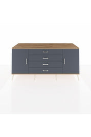 Kronos Konsol 2 Raflı 4 Çekmeceli 2 Kapaklı 176x59x83 - S610M001V26C