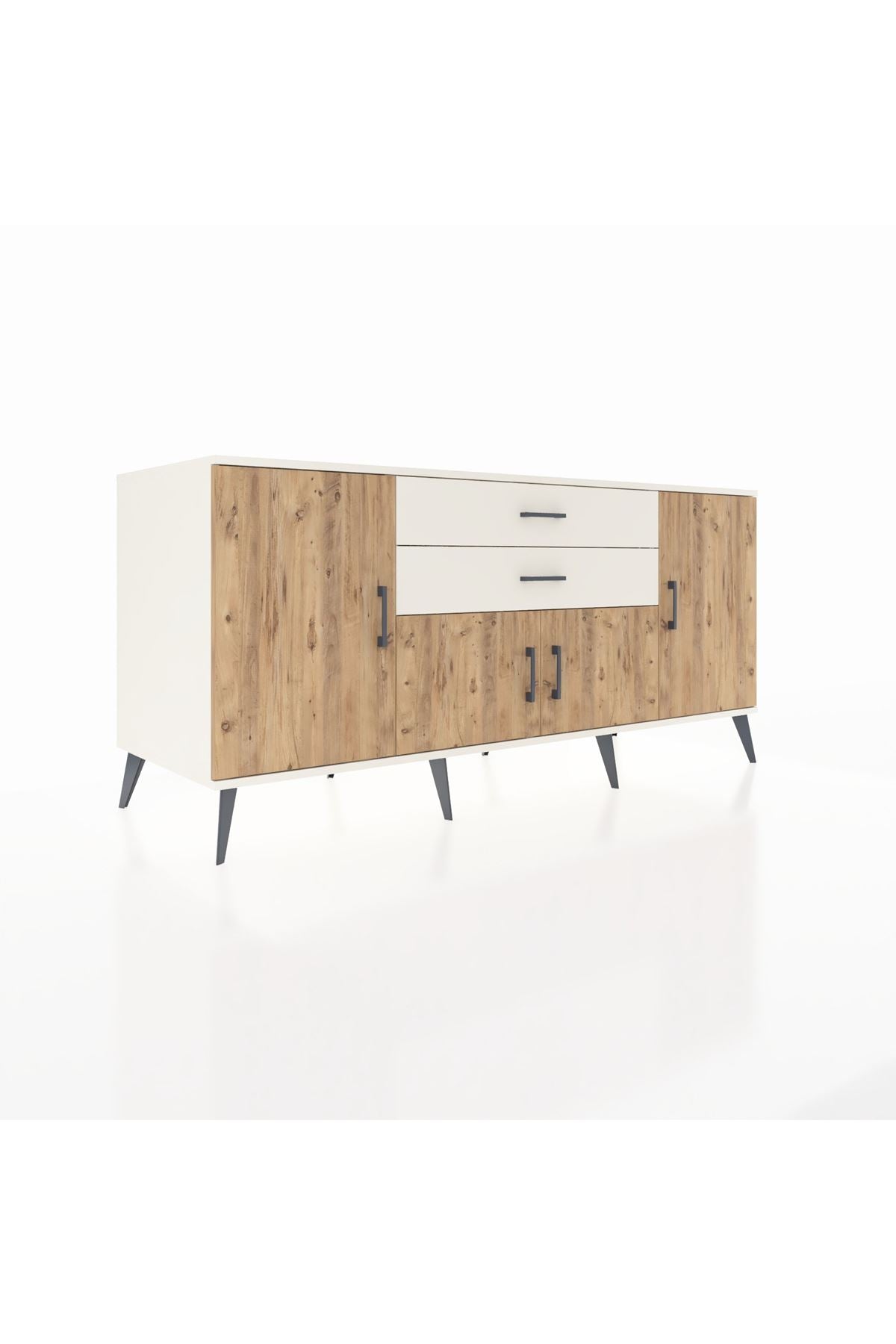 Kronos Konsol 3 Raflı 2 Çekmeceli 4 Kapaklı 176x59x83 - S610M002V01C