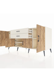 Kronos Konsol 3 Raflı 2 Çekmeceli 4 Kapaklı 176x59x83 - S610M002V01C