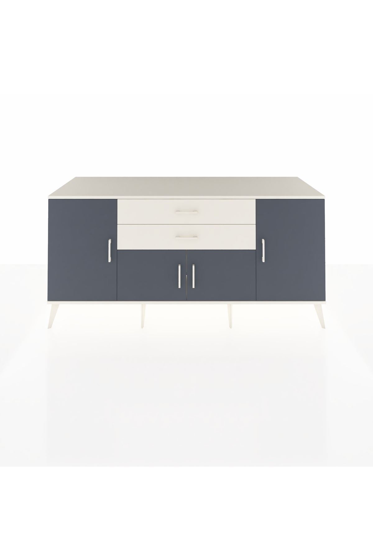 Kronos Konsol 3 Raflı 2 Çekmeceli 4 Kapaklı 176x59x83 - S610M002V07C