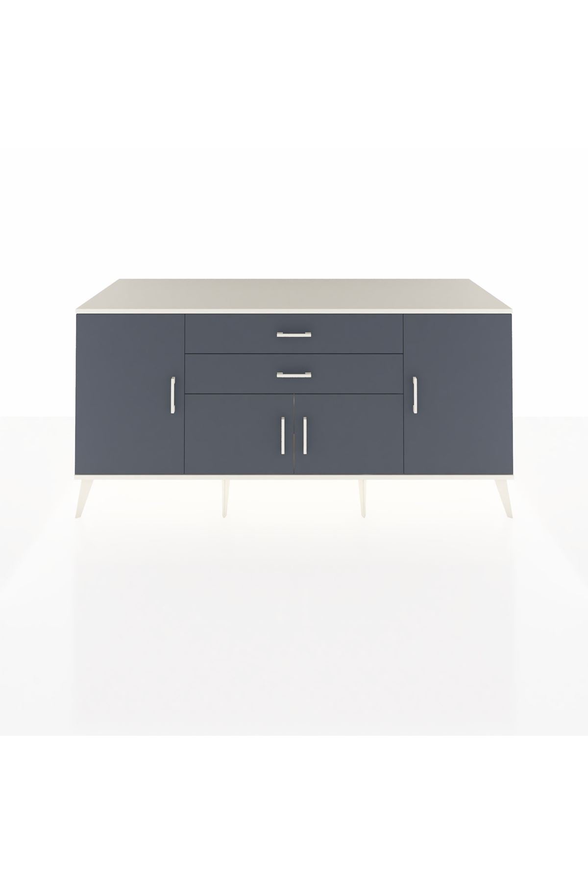 Kronos Konsol 3 Raflı 2 Çekmeceli 4 Kapaklı 176x59x83 - S610M002V08C