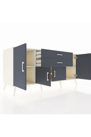 Kronos Konsol 3 Raflı 2 Çekmeceli 4 Kapaklı 176x59x83 - S610M002V08C