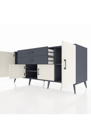 Kronos Konsol 3 Raflı 2 Çekmeceli 4 Kapaklı 176x59x83 - S610M002V14C
