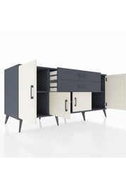 Kronos Konsol 3 Raflı 2 Çekmeceli 4 Kapaklı 176x59x83 - S610M002V14C