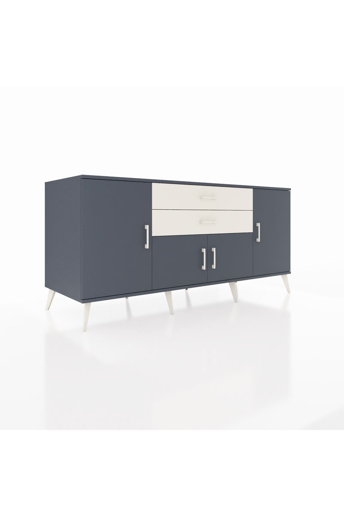 Kronos Konsol 3 Raflı 2 Çekmeceli 4 Kapaklı 176x59x83 - S610M002V16C