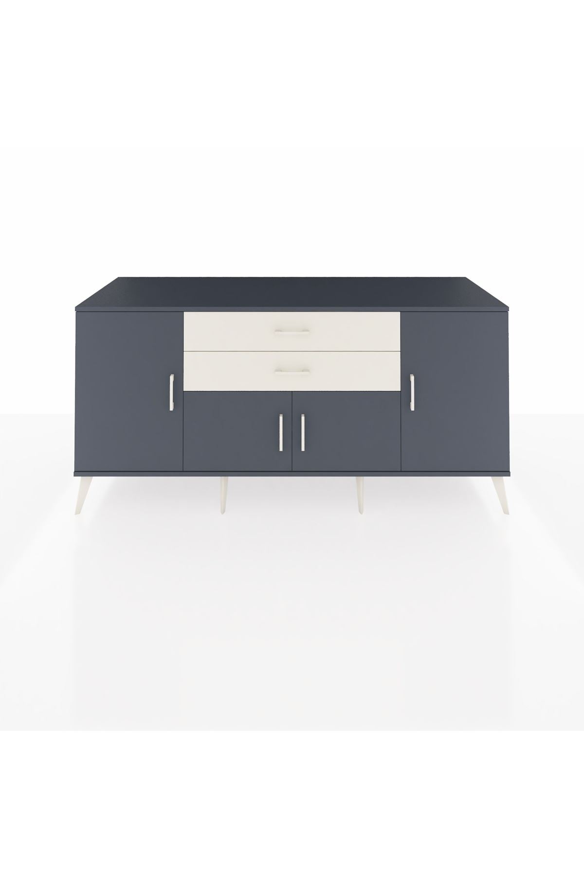 Kronos Konsol 3 Raflı 2 Çekmeceli 4 Kapaklı 176x59x83 - S610M002V16C