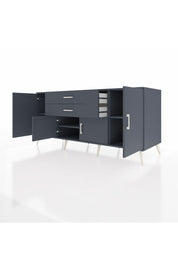 Kronos Konsol 3 Raflı 2 Çekmeceli 4 Kapaklı 176x59x83 - S610M002V17C