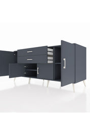 Kronos Konsol 3 Raflı 2 Çekmeceli 4 Kapaklı 176x59x83 - S610M002V17C