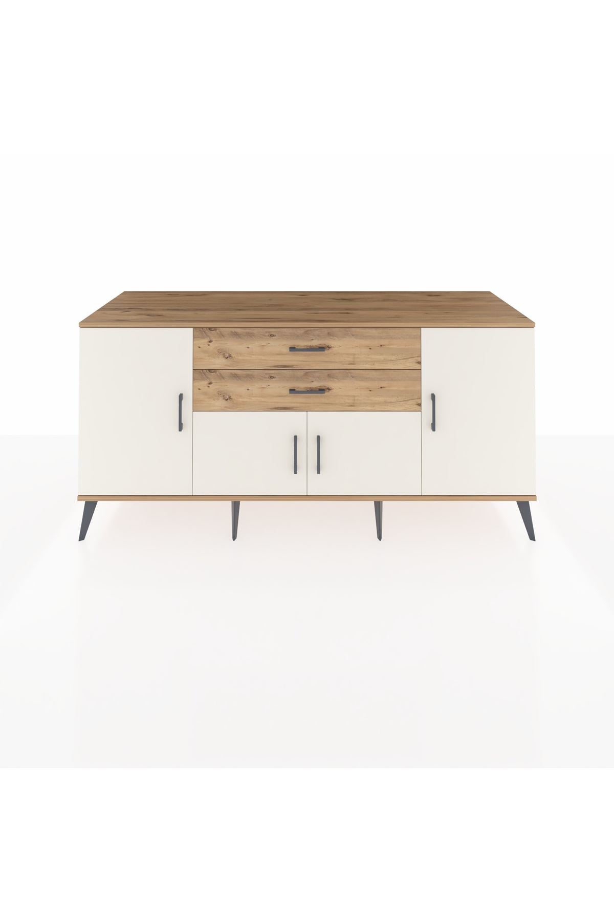 Kronos Konsol 3 Raflı 2 Çekmeceli 4 Kapaklı 176x59x83 - S610M002V24C