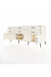 Kronos Konsol 2 Raflı 6 Çekmeceli 4 Kapaklı 176x59x83 - S610M003V04C