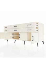 Kronos Konsol 2 Raflı 6 Çekmeceli 4 Kapaklı 176x59x83 - S610M003V04C