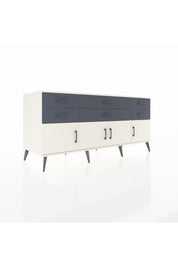 Kronos Konsol 2 Raflı 6 Çekmeceli 4 Kapaklı 176x59x83 - S610M003V05C