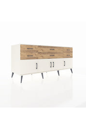 Kronos Konsol 2 Raflı 6 Çekmeceli 4 Kapaklı 176x59x83 - S610M003V06C