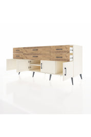 Kronos Konsol 2 Raflı 6 Çekmeceli 4 Kapaklı 176x59x83 - S610M003V06C