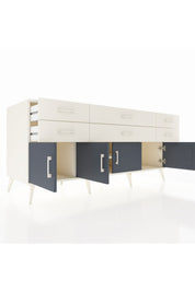 Kronos Konsol 2 Raflı 6 Çekmeceli 4 Kapaklı 176x59x83 - S610M003V07C
