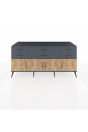 Kronos Konsol 2 Raflı 6 Çekmeceli 4 Kapaklı 176x59x83 - S610M003V11C