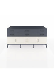 Kronos Konsol 2 Raflı 6 Çekmeceli 4 Kapaklı 176x59x83 - S610M003V14C