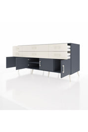 Kronos Konsol 2 Raflı 6 Çekmeceli 4 Kapaklı 176x59x83 - S610M003V16C