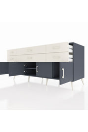 Kronos Konsol 2 Raflı 6 Çekmeceli 4 Kapaklı 176x59x83 - S610M003V16C