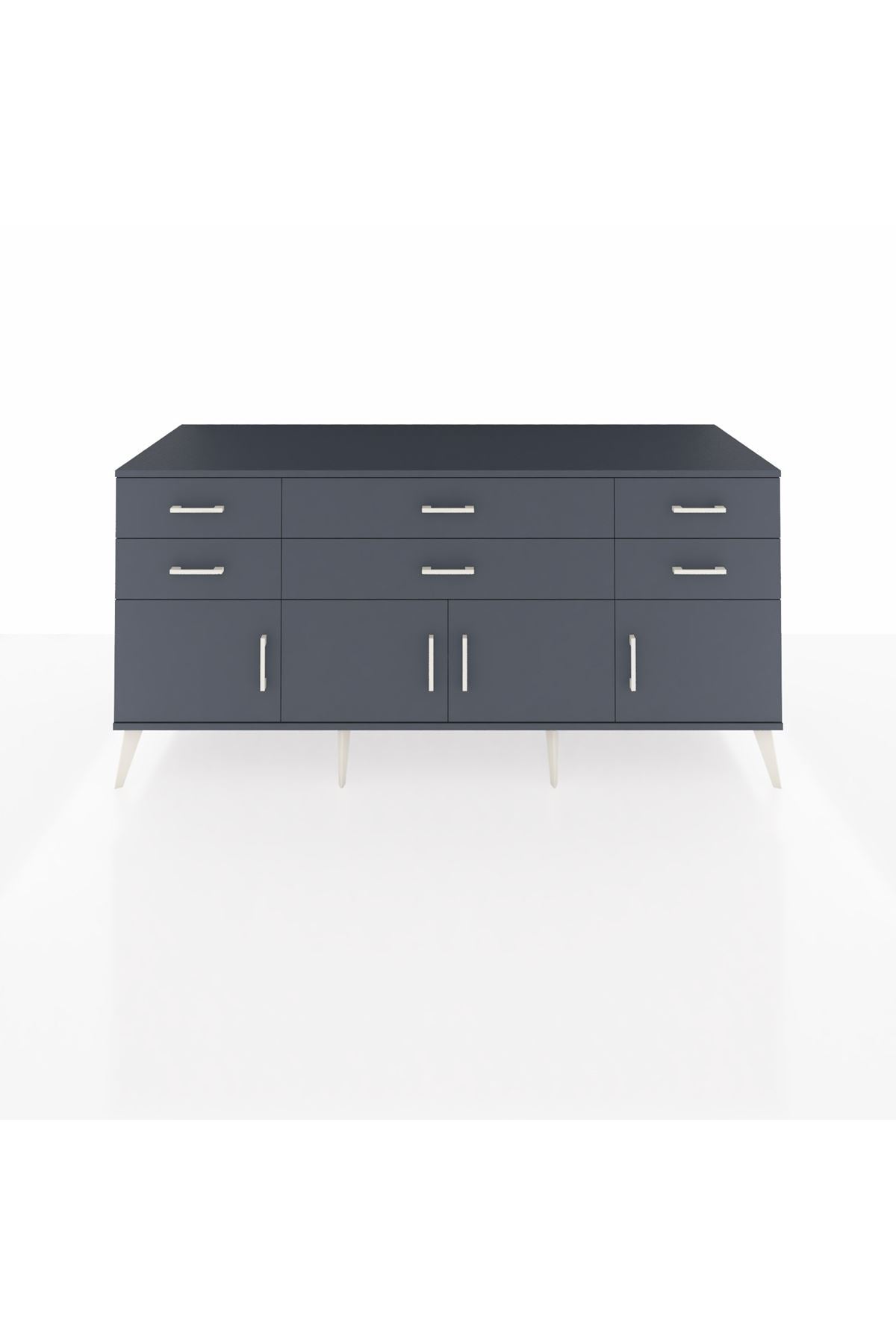 Kronos Konsol 2 Raflı 6 Çekmeceli 4 Kapaklı 176x59x83 - S610M003V17C