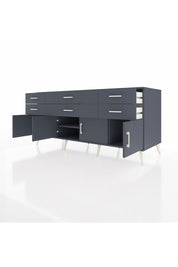 Kronos Konsol 2 Raflı 6 Çekmeceli 4 Kapaklı 176x59x83 - S610M003V17C