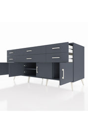 Kronos Konsol 2 Raflı 6 Çekmeceli 4 Kapaklı 176x59x83 - S610M003V17C