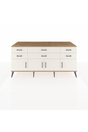 Kronos Konsol 2 Raflı 6 Çekmeceli 4 Kapaklı 176x59x83 - S610M003V22C