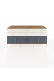Kronos Konsol 2 Raflı 6 Çekmeceli 4 Kapaklı 176x59x83 - S610M003V25C