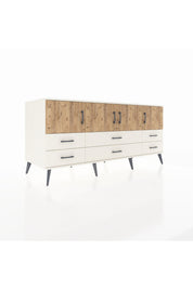 Kronos Konsol 3 Raflı 6 Çekmeceli 4 Kapaklı 176x59x83 - S610M004V01C