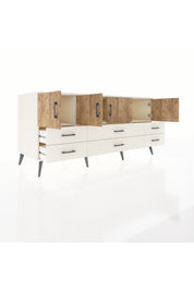 Kronos Konsol 3 Raflı 6 Çekmeceli 4 Kapaklı 176x59x83 - S610M004V01C