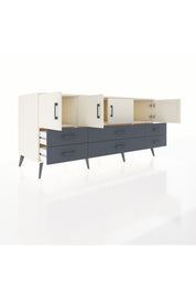 Kronos Konsol 3 Raflı 6 Çekmeceli 4 Kapaklı 176x59x83 - S610M004V05C