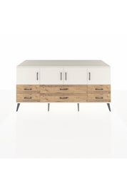 Kronos Konsol 3 Raflı 6 Çekmeceli 4 Kapaklı 176x59x83 - S610M004V06C