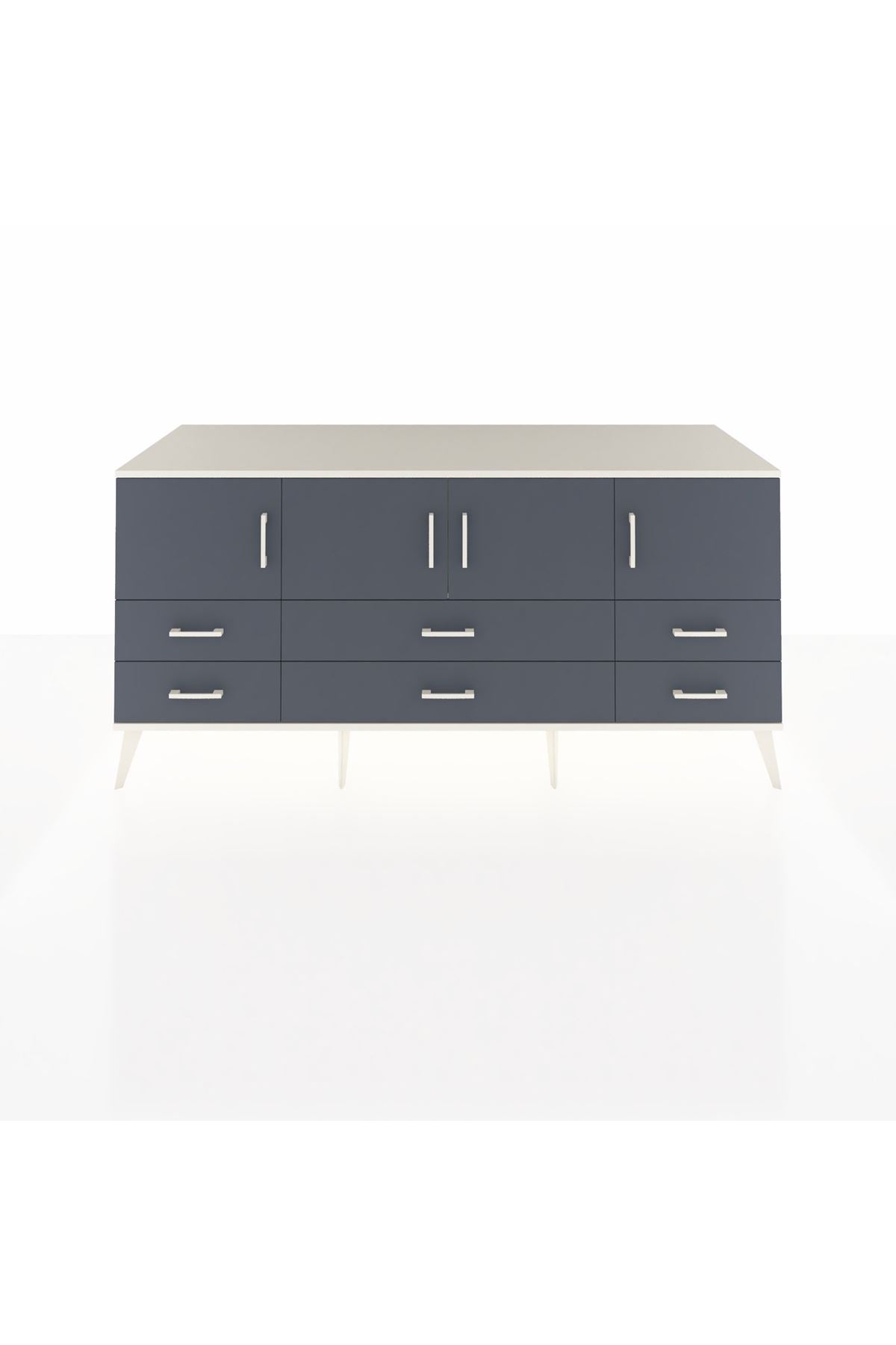 Kronos Konsol 3 Raflı 6 Çekmeceli 4 Kapaklı 176x59x83 - S610M004V08C