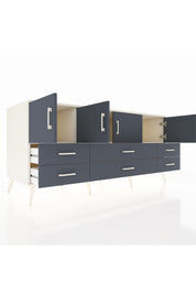Kronos Konsol 3 Raflı 6 Çekmeceli 4 Kapaklı 176x59x83 - S610M004V08C