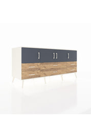 Kronos Konsol 3 Raflı 6 Çekmeceli 4 Kapaklı 176x59x83 - S610M004V09C