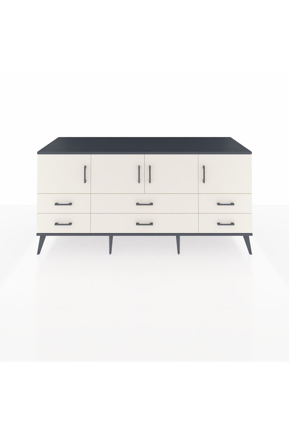Kronos Konsol 3 Raflı 6 Çekmeceli 4 Kapaklı 176x59x83 - S610M004V13C