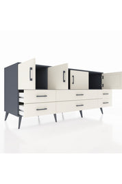 Kronos Konsol 3 Raflı 6 Çekmeceli 4 Kapaklı 176x59x83 - S610M004V13C