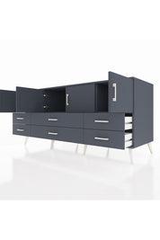 Kronos Konsol 3 Raflı 6 Çekmeceli 4 Kapaklı 176x59x83 - S610M004V17C