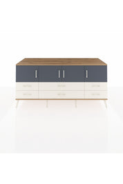 Kronos Konsol 3 Raflı 6 Çekmeceli 4 Kapaklı 176x59x83 - S610M004V25C