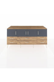 Kronos Konsol 3 Raflı 6 Çekmeceli 4 Kapaklı 176x59x83 - S610M004V27C