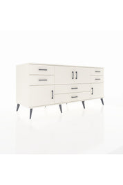 Kronos Konsol Tek Raflı 6 Çekmeceli 4 Kapaklı 176x59x83 - S610M005V04C