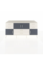 Kronos Konsol Tek Raflı 6 Çekmeceli 4 Kapaklı 176x59x83 - S610M005V07C