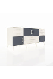 Kronos Konsol Tek Raflı 6 Çekmeceli 4 Kapaklı 176x59x83 - S610M005V07C