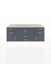 Kronos Konsol Tek Raflı 6 Çekmeceli 4 Kapaklı 176x59x83 - S610M005V08C
