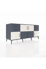 Kronos Konsol Tek Raflı 6 Çekmeceli 4 Kapaklı 176x59x83 - S610M005V14C